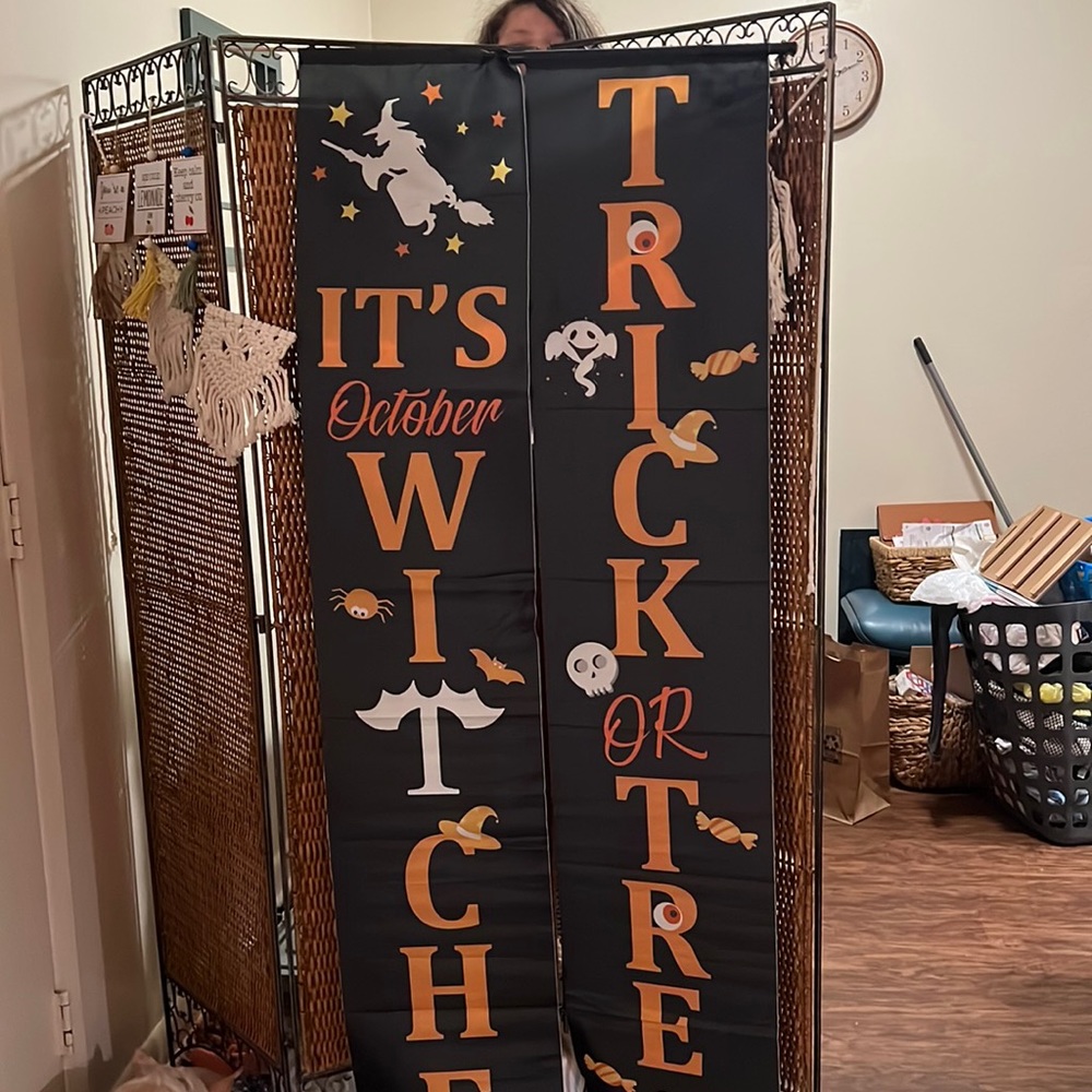 🎃👻 (4/$25) Halloween banners
